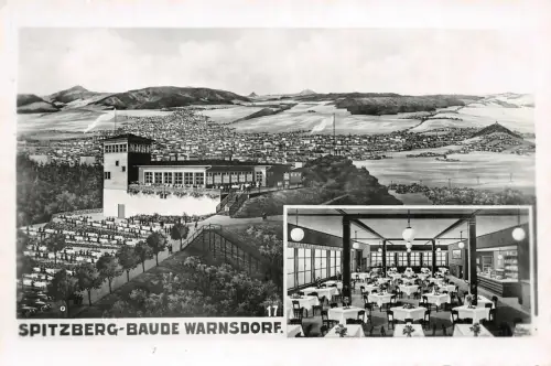 Spitzberg-Baude Warnsdorf Postkarte