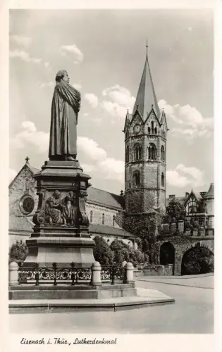 Eisenach i. Thür. Lutherdenkmal Postkarte AK