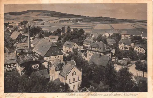 Eibau / Kottmar Sachsen Blick von Kirchturm Postkarte