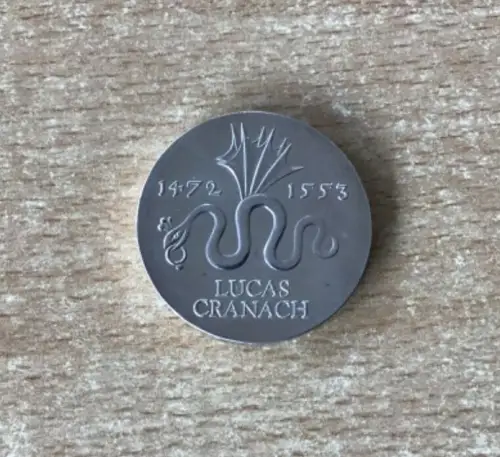 DDR 20 Mark 1972 Lucas Cranach Silber Gedenkmünze