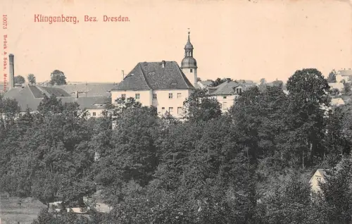Sommerfrische Klingenberg bei Dresden Sachsen Postkarte AK 1918
