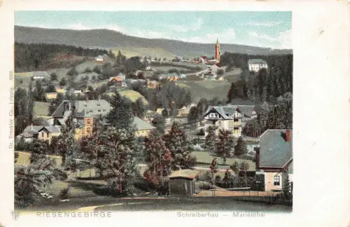 Riesengebirge Schreiberhau Marienthal AK