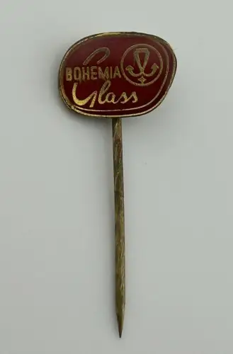 Anstecknadel Bohemia Glass Tschechien Rot