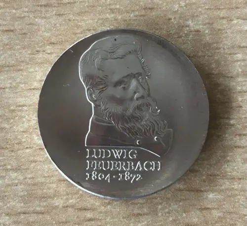 DDR 10 Mark 1979 Ludwig Feuerbach Silber Münze