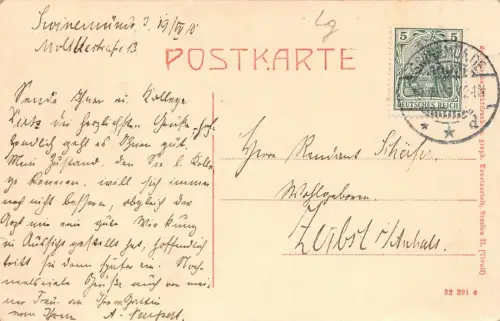 See- und Solbad Swinemünde Neues Kurhaus mit Strand v. d. Seebrücke ges. AK 1919