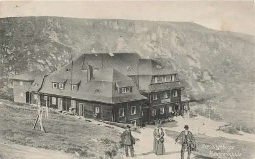 Hampelbaude im Riesengebirge Schlesien Postkarte AK 1910