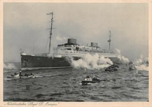 Norddeutscher Lloyd, Bremen D. "EUROPA" Schnelldampfer AK