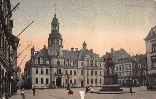 Crimmitschau Ansicht Postkarte AK