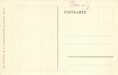 Kathedrale in Oliva Danzig Gdańsk Postkarte AK