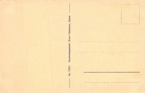 Halberstadt Rathaus Freitreppe Postkarte AK