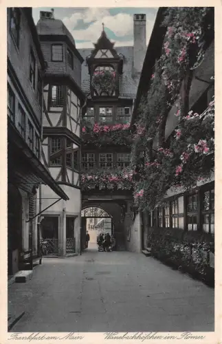 Frankfurt am Main Wanebachhöfchen im Römer Postkarte AK