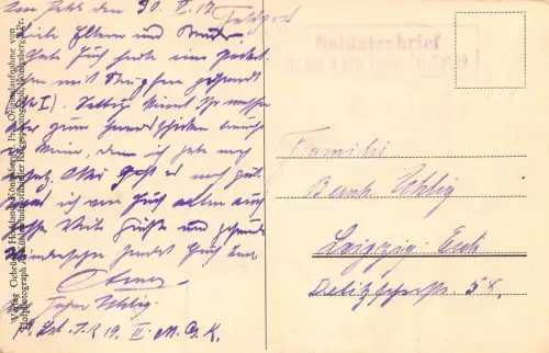 Vom östlichen Kriegsschauplatz Mitau (Jelgava) Das Rathaus Soldaten Postkarte AK