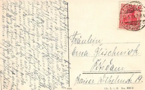Danzig Artushof Postkarte 1919
