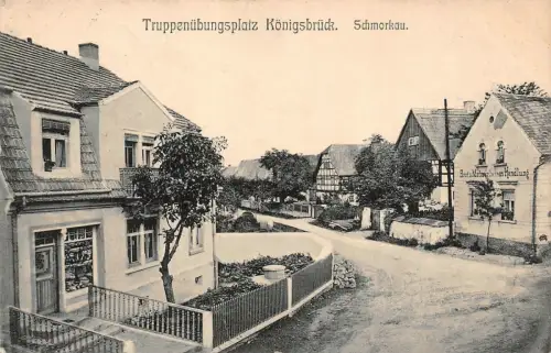 Schmorkau bei Truppenübungsplatz Königsbrück Sachsen Postkarte AK 1915