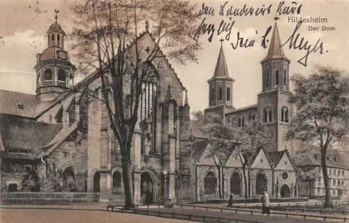 Hildesheim Der Dom Niedersachsen Postkarte AK 1922