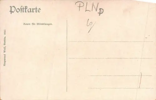 Seebad Swinemünde Blinkfeuer auf der Ostmoole Postkarte AK