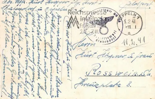 Oppeln / Opole Kirche mit Mühlgraben AK 1941