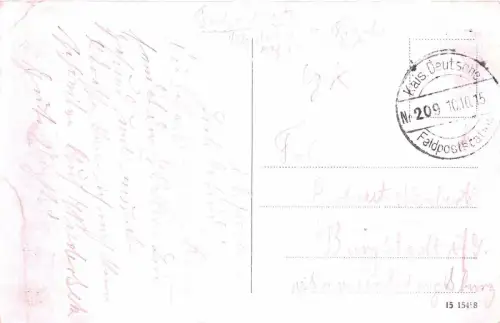 Kaserne des Dragoner-Regiments Tilsit O/Pr. (Sowetsk) Feldpostkarte 1915