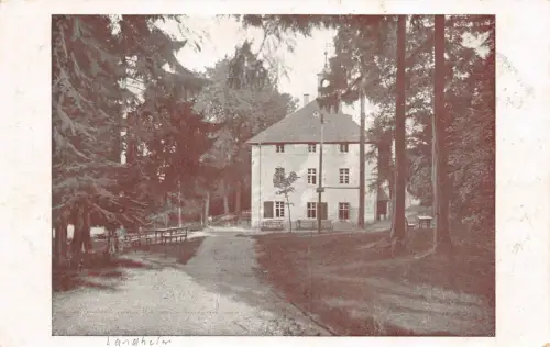 Landheim der Chemnitzer Reformschule (Post Marienberg) Postkarte AK 1926