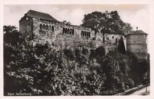 Kaiserburg in Eger Böhmen Postkarte AK