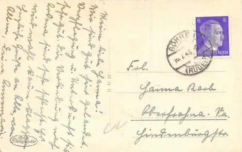 Ostseebad Göhren a./Rügen Am Strande Postkarte 1943