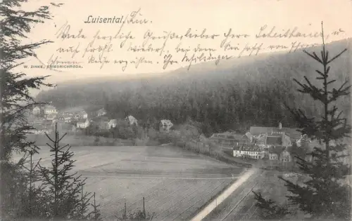 Luisental Thüringen Gotha Ohrdruf Postkarte 1904