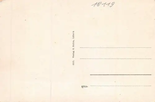 Ostseebad Warnemünde Bismarckpromenade Postkarte AK