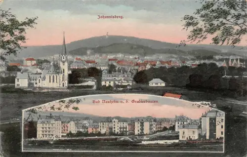 Bad Nauheim v. d. Gradierbauten Johannisberg AK 1907