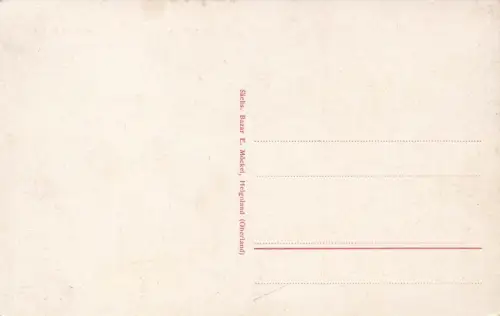 Totalansicht Insel Helgoland Schleswig-Holstein Postkarte AK