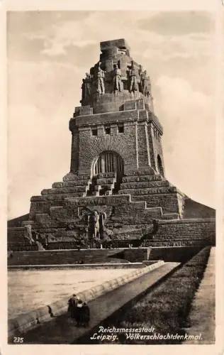 Reichsmessestadt Leipzig Völkerschlachtdenkmal Postkarte AK 1939