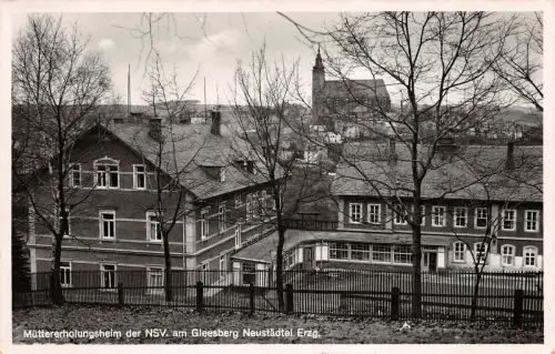 Müttererholungsheim der NSV am Gleesberg Neustädtel Erzgebirge Sachsen AK