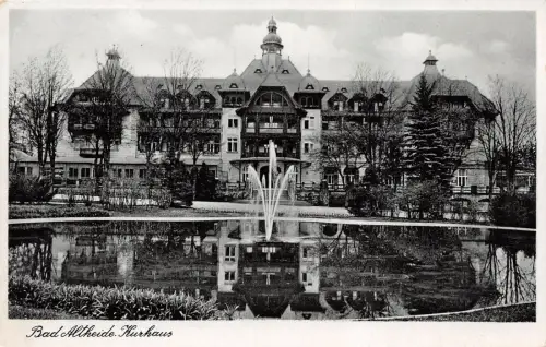 Bad Altheide Kurhaus Postkarte AK 1939