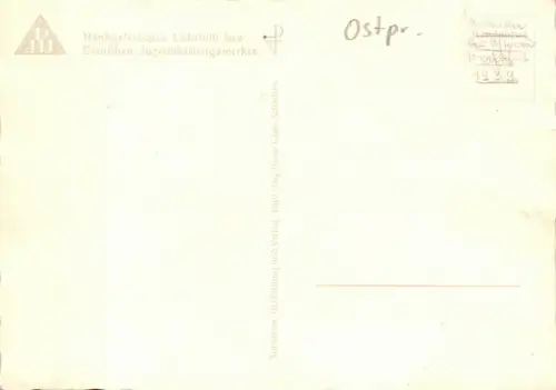 Jugendherberge Petersort Ostpreußen Postkarte AK