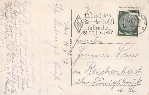 Alt-Breslau Weißgerberohle AK 1937
