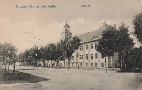 Kaserne Truppenübungsplatz Zeithain Sachsen Postkarte AK 1916
