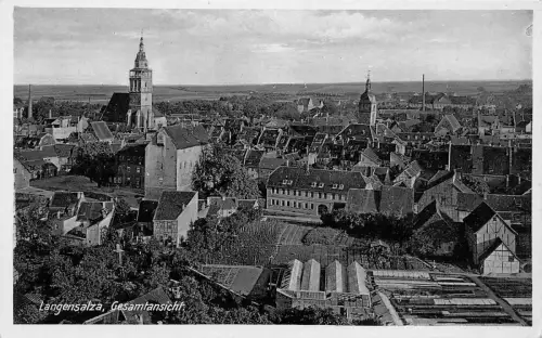 Langensalza Gesamtansicht Postkarte