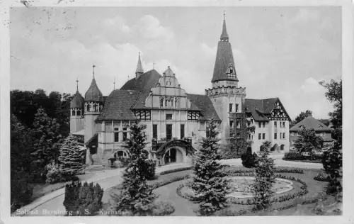Solbad Bernburg a. S. Kurhaus Feldpostkarte 1940
