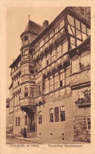 Stolberg im Harz Fürstliches Konsistorium AK