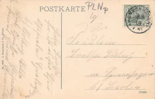 Gruss aus Henkenhagen Düne mit Strand Postkarte AK 1909