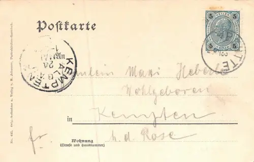 Hotel Forelle am Plansee in Tirol Postkarte AK