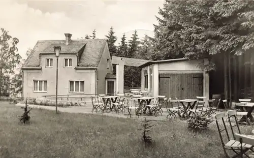 Berggaststätte Neu Friedrichsruh in Lössnitz Erzgebirge Sachsen Postkarte AK