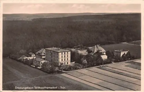 Erholungsheim Teichwolframsdorf i. Thür. Postkarte 1934