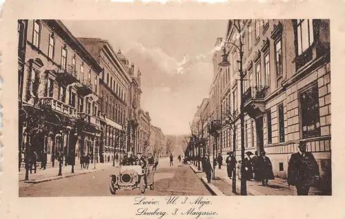 Lemberg (Lwow) 3. Maigasse Postkarte