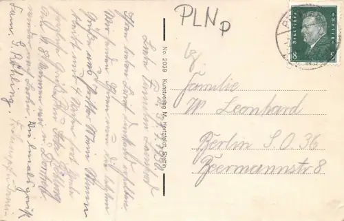 Swinemünde-Osternothafen Leuchturm Blinkfeuer 300 Stufen Postkarte AK 1930