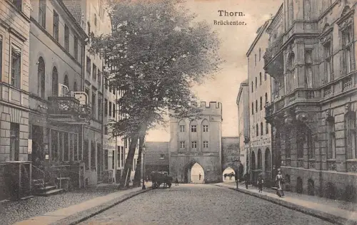 Thorn (Toruń) Brückentor Postkarte AK
