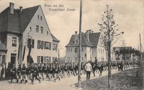 Gruss aus dem Truppenlager Zossen AK 1914
