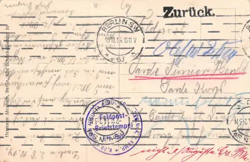 Königin Augusta Garde Regiment Nr.4 Berlin Patriotika Postkarte AK 1914