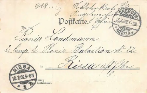 Wilde Edmundsklamm Hintere Bootstation Postkarte AK 1902