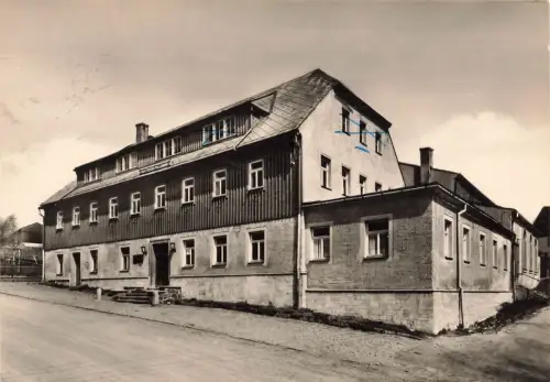 Betriebsferienheim Energiequelle in Heidersdorf Erzgebirge Sachsen Postkarte AK