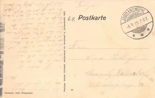 Jordansmühl (Jordanów Śląski) Ansicht Niederschlesien Feldpostkarte AK 1915